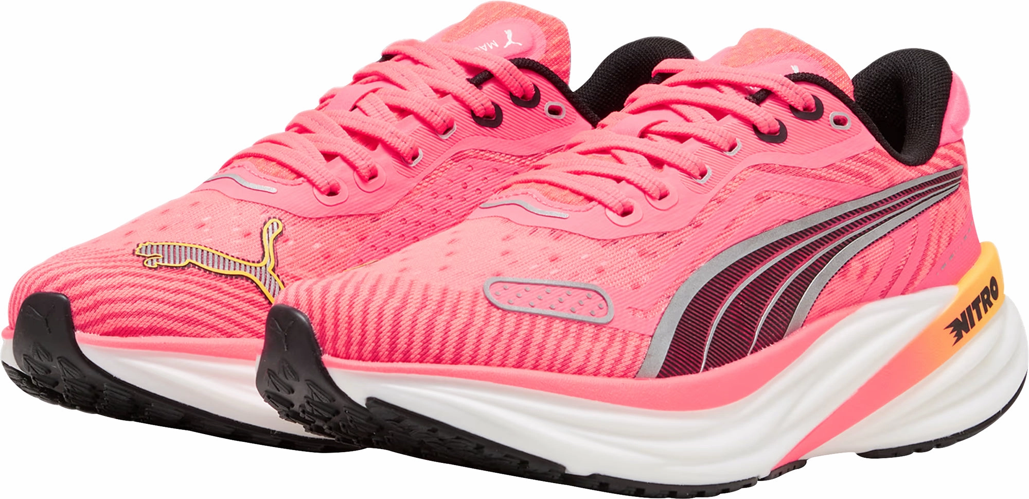 Puma Magnify Nitro 2 Womens Running Shoes - Pink Cozy Footwear