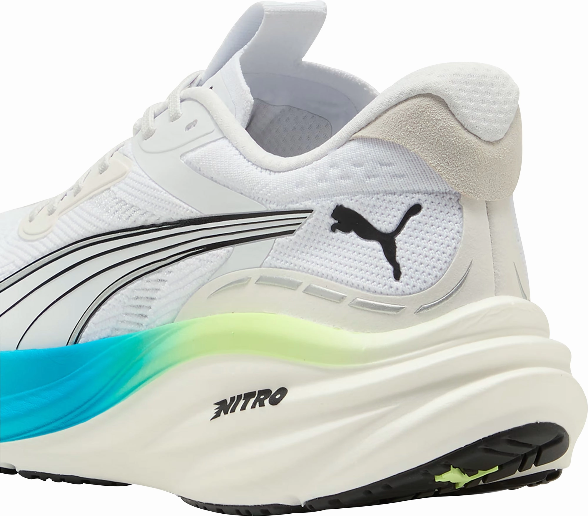 Puma Magnify Nitro 3 Mens Running Shoes - White Cozy Footwear