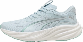 Puma Magnify Nitro 3 Womens Running Shoes - Blue Puma sport shoes with bold branding