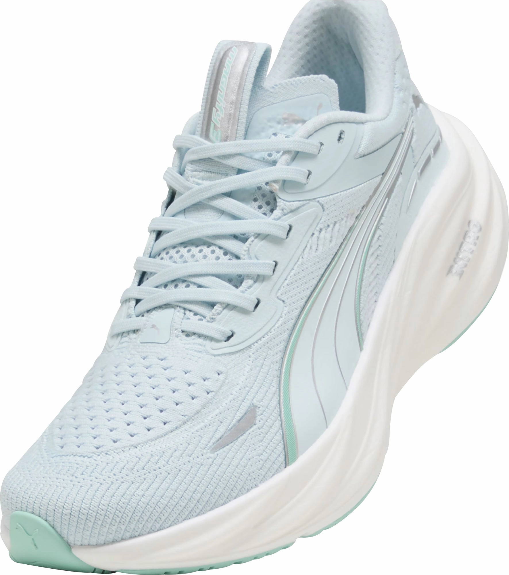 Puma Magnify Nitro 3 Womens Running Shoes - Blue Cozy Footwear