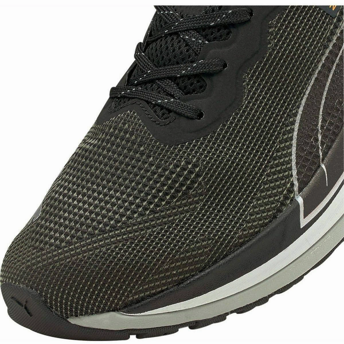 Puma Magnify Nitro WTR Mens Running Shoes - Black Bold Sneakers