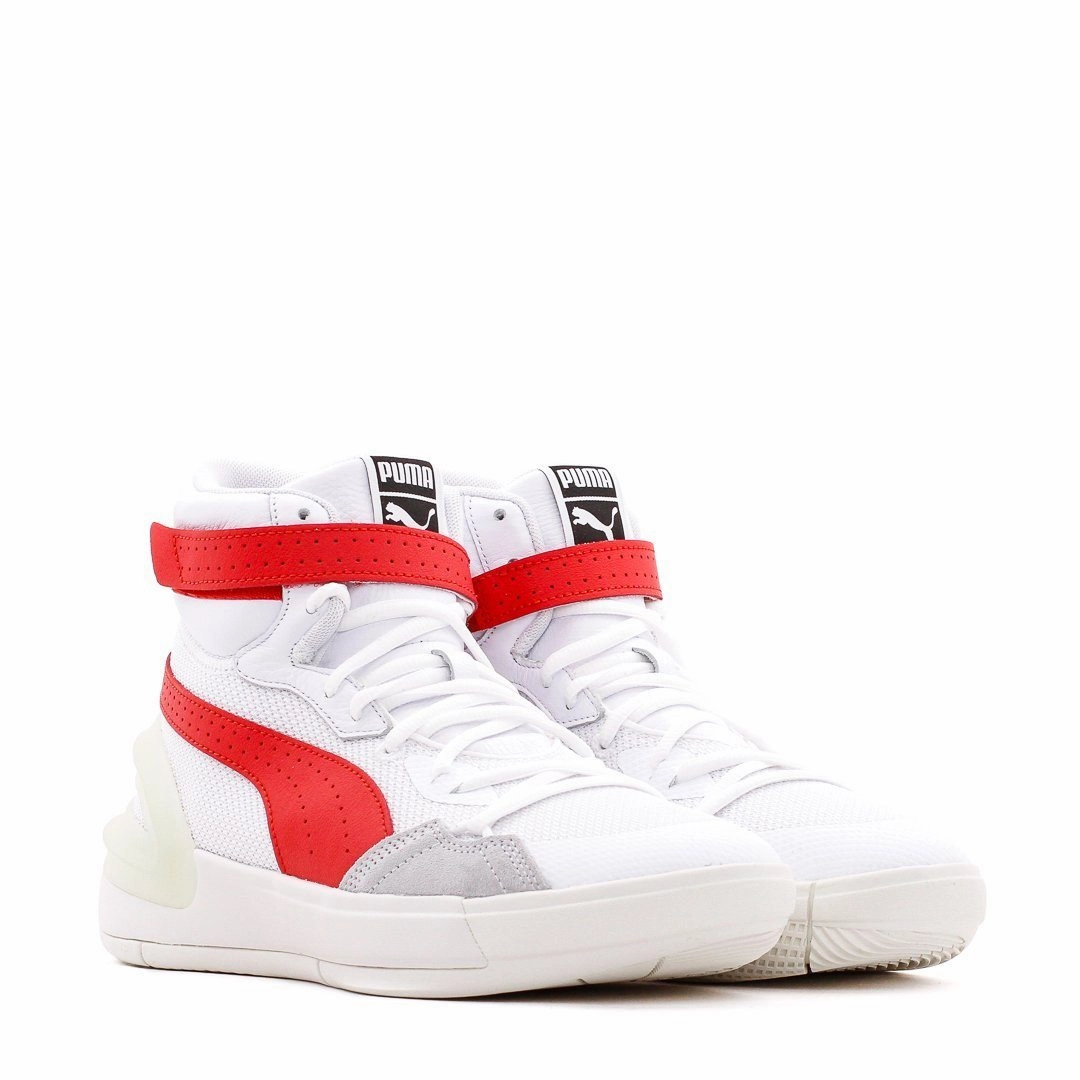 Puma Men Sky Modern White Red 194042-03 Puma casual footwear shots