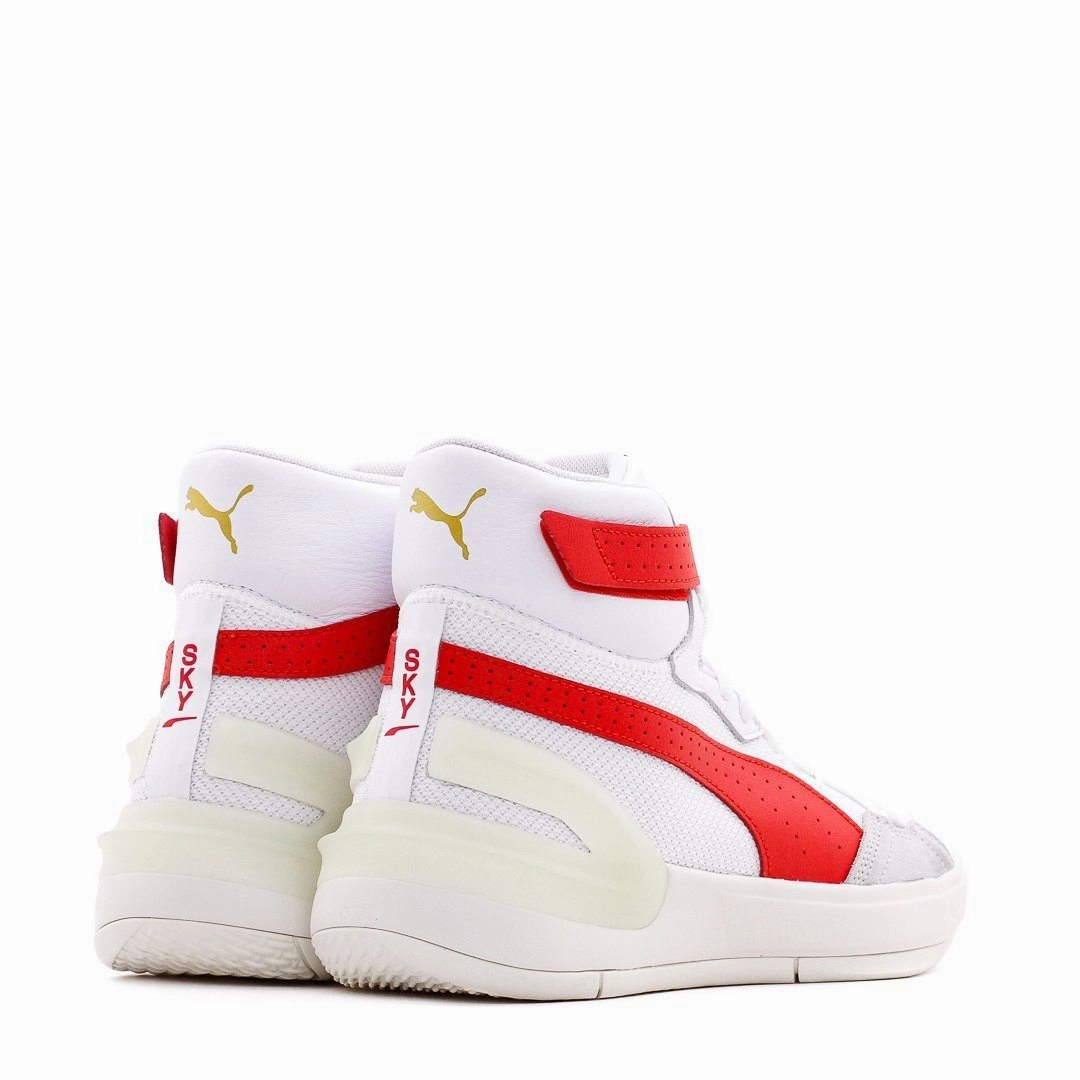 Puma Men Sky Modern White Red 194042-03 Puma casual footwear shots