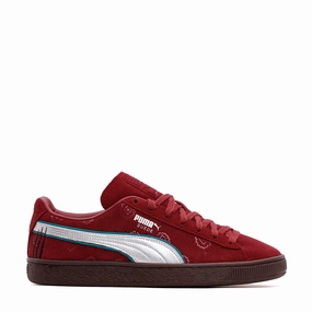 Puma Men Suede 2 x One Piece Red Silver 396521-01 Puma performance shoe models