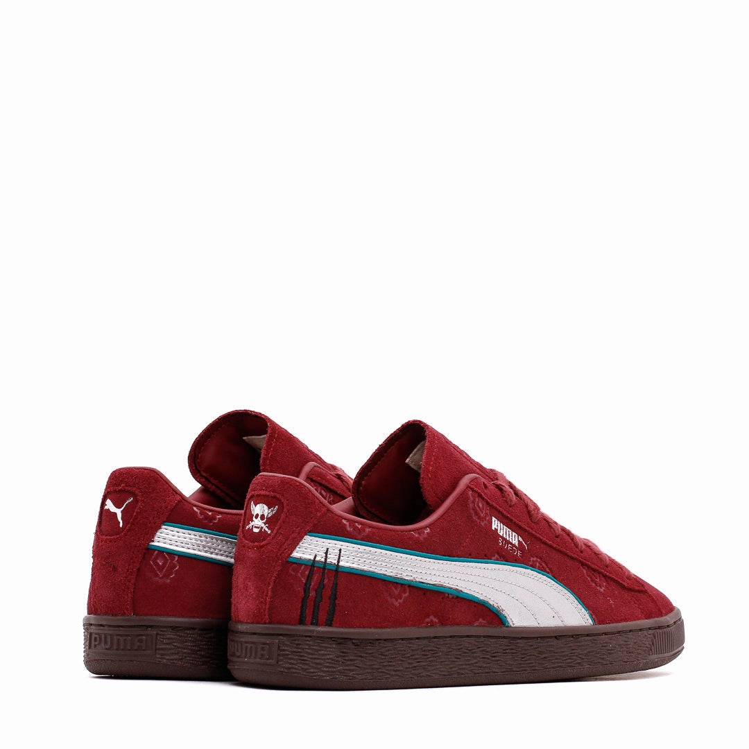 Puma Men Suede 2 x One Piece Red Silver 396521-01 Puma casual footwear shots