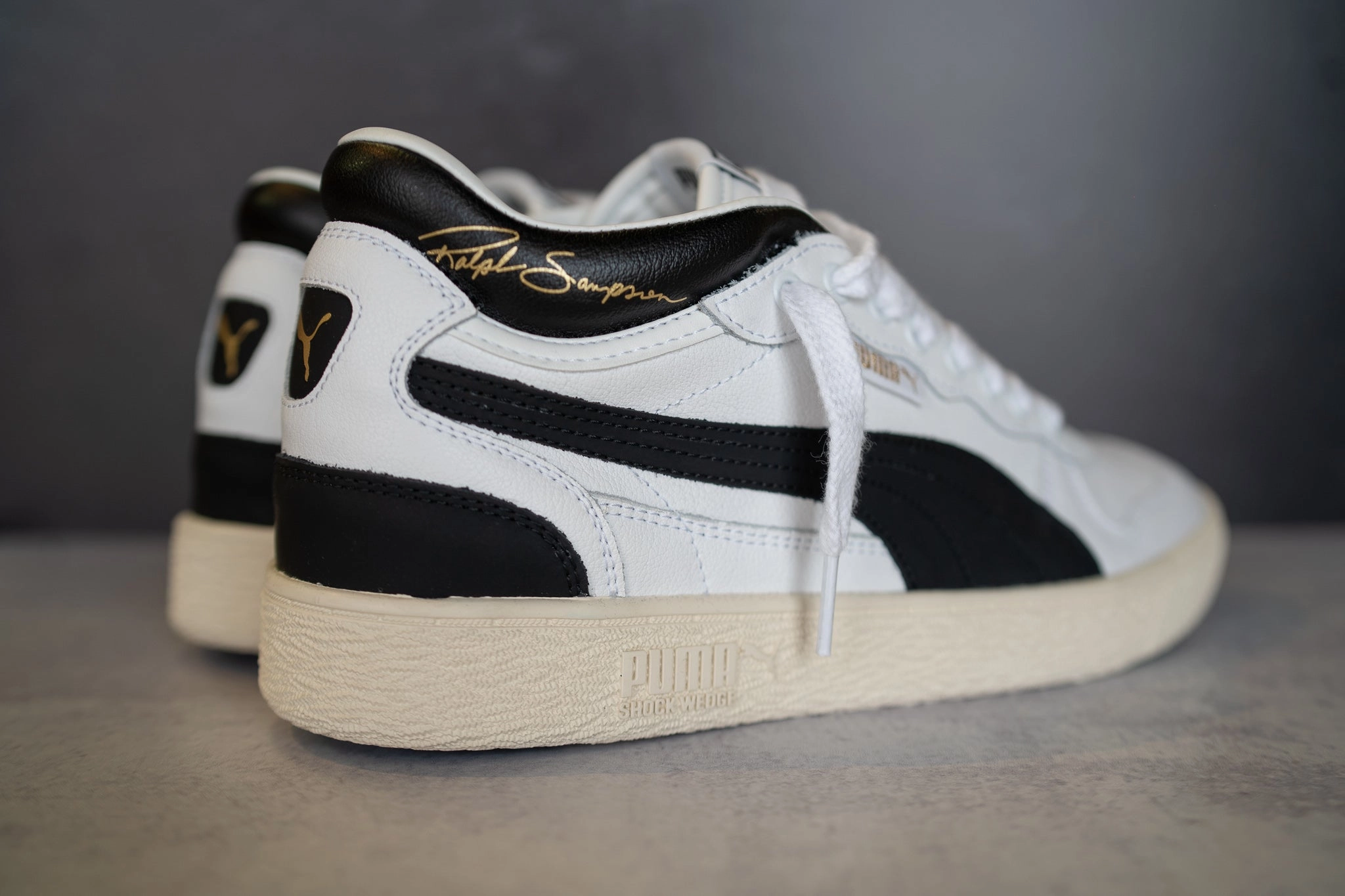 Puma Ralph Sampson Demi OG (White/Black) Puma athletic shoe visuals