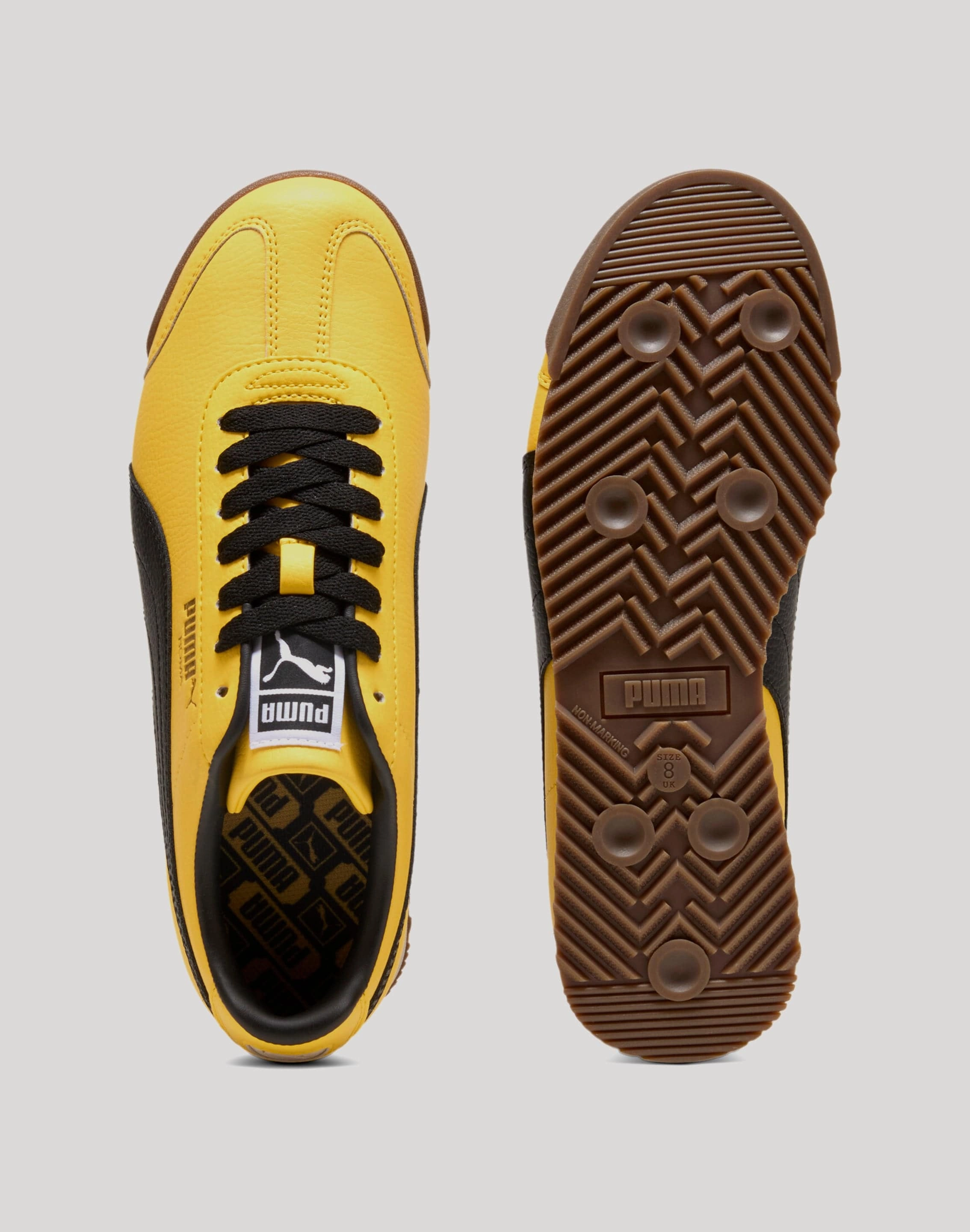 Puma Roma "Yellow/Black" Memory Foam Shoes
