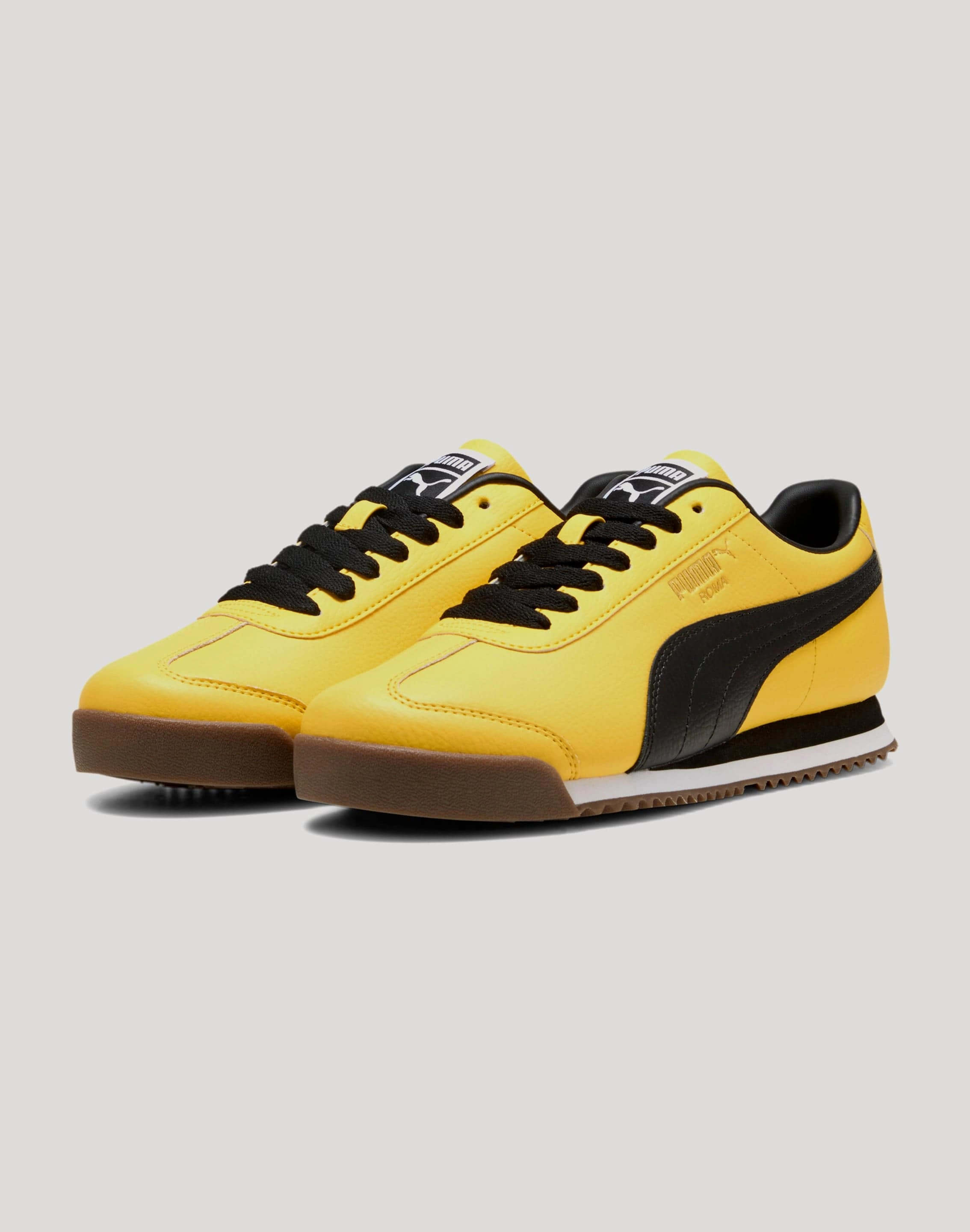 Puma Roma "Yellow/Black" Memory Foam Shoes