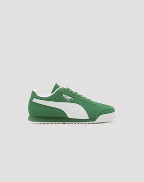 Puma Roma Reversed Grade School Boys' "Green/White" Puma casual sneakers with soft insoles