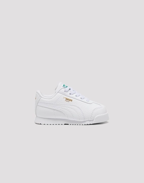 Puma Roma Toddler Kids' "White" Puma casual sneakers with soft insoles