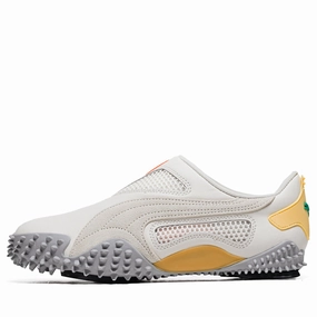 Puma Ur Mostro Communication - Warm White/Light Straw Puma bold casual footwear