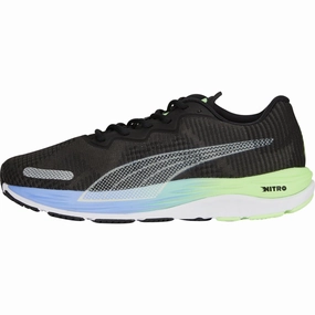 Puma Velocity Nitro 2 Fade Mens Running Shoes - Black Puma athletic shoes for urban lifestyle
