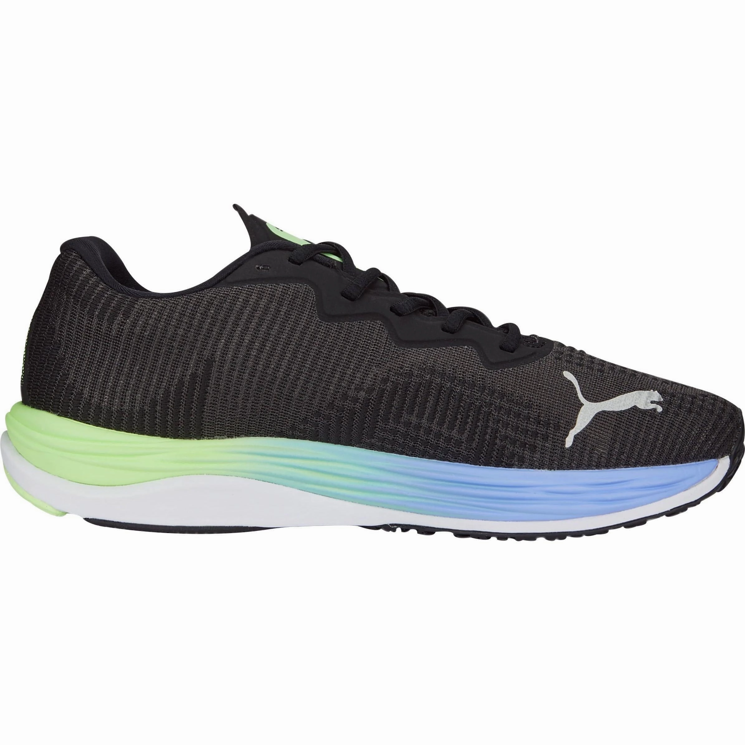 Puma Velocity Nitro 2 Fade Mens Running Shoes - Black Bold Sneakers