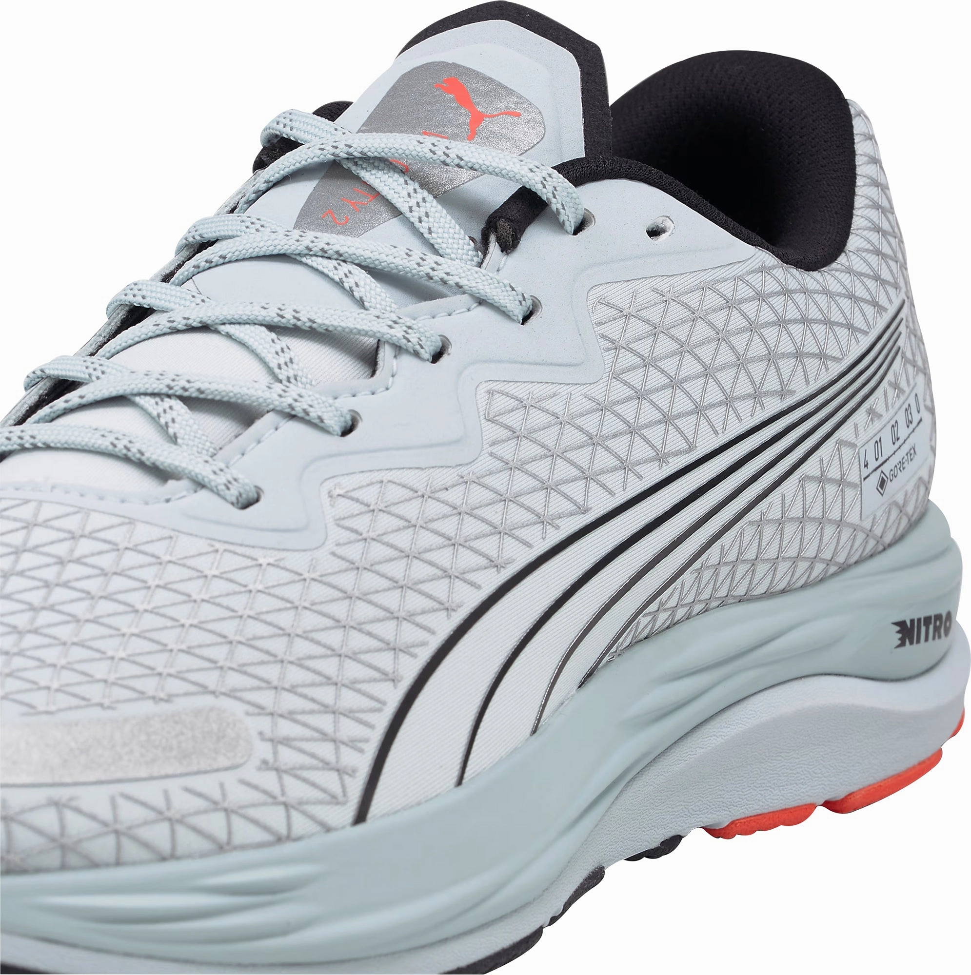 Puma Velocity Nitro 2 GORE-TEX Mens Running Shoes - Grey Cozy Footwear