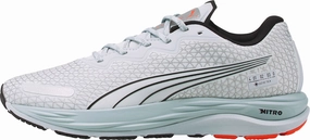 Puma Velocity Nitro 2 GORE-TEX Mens Running Shoes - Grey Puma sport shoes with bold branding