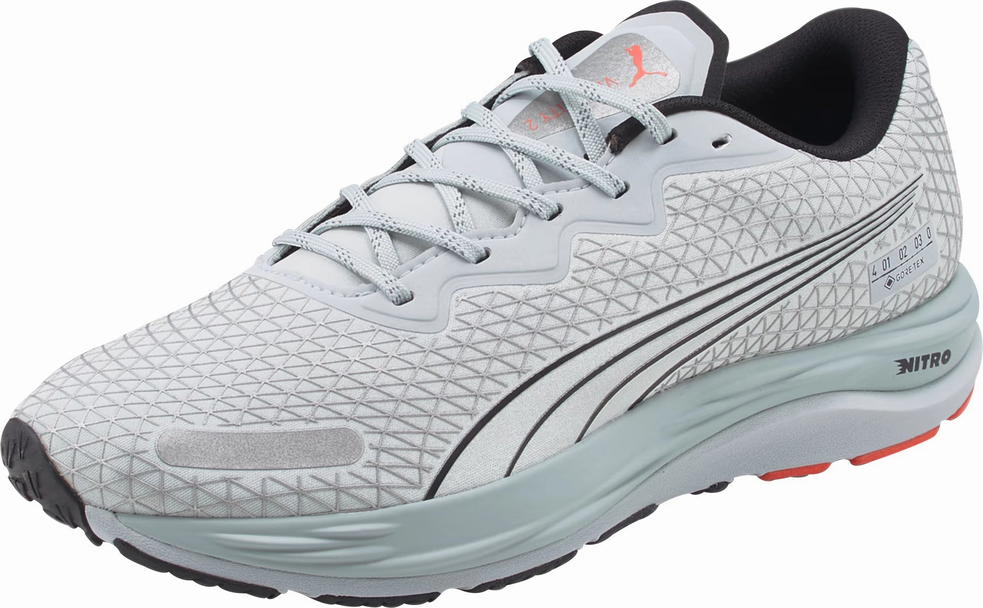 Puma Velocity Nitro 2 GORE-TEX Mens Running Shoes - Grey Cozy Footwear