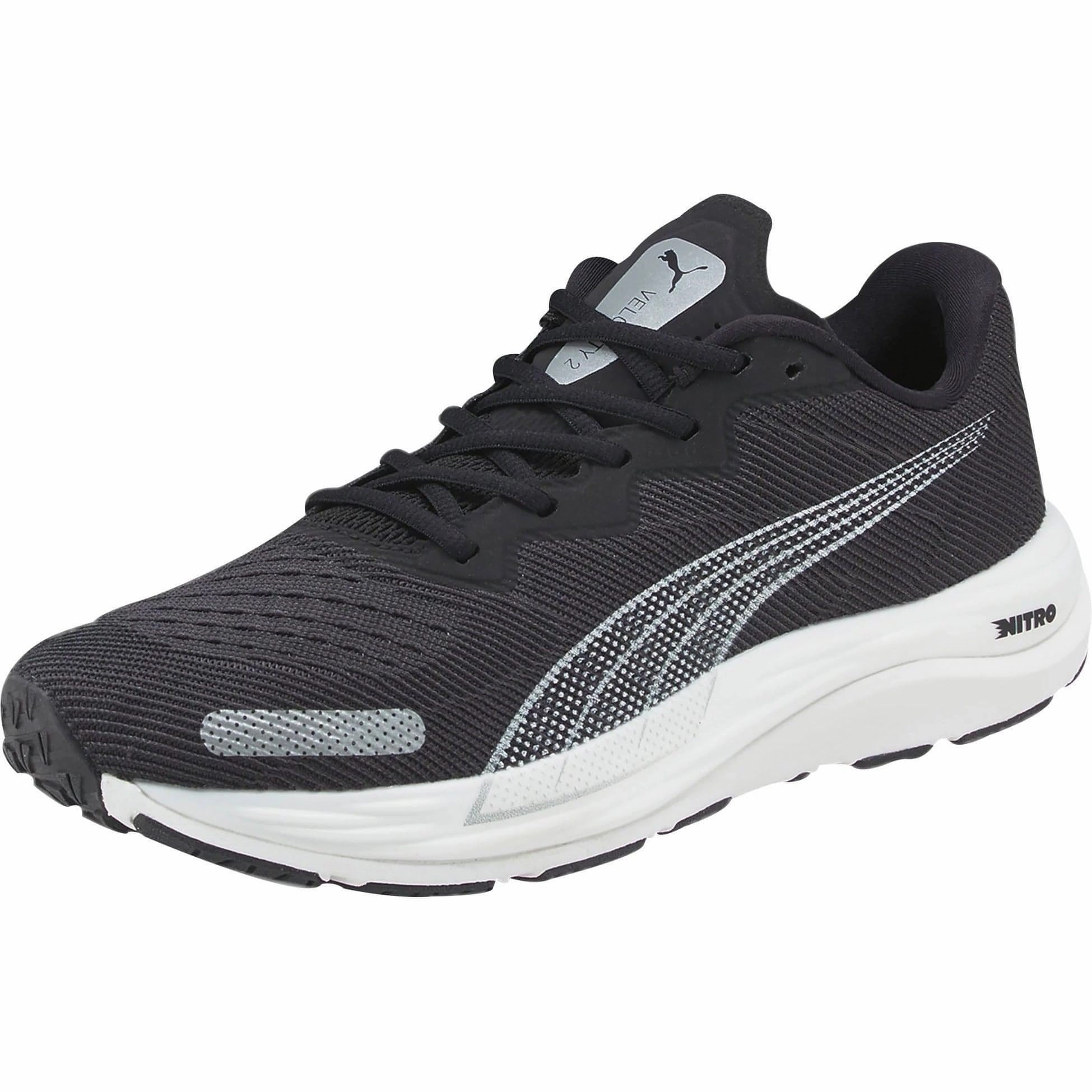 Puma Velocity Nitro 2 Mens Running Shoes - Black Bold Sneakers