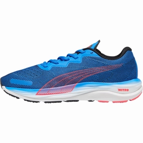 Puma Velocity Nitro 2 Mens Running Shoes - Blue Puma athletic shoes for urban lifestyle