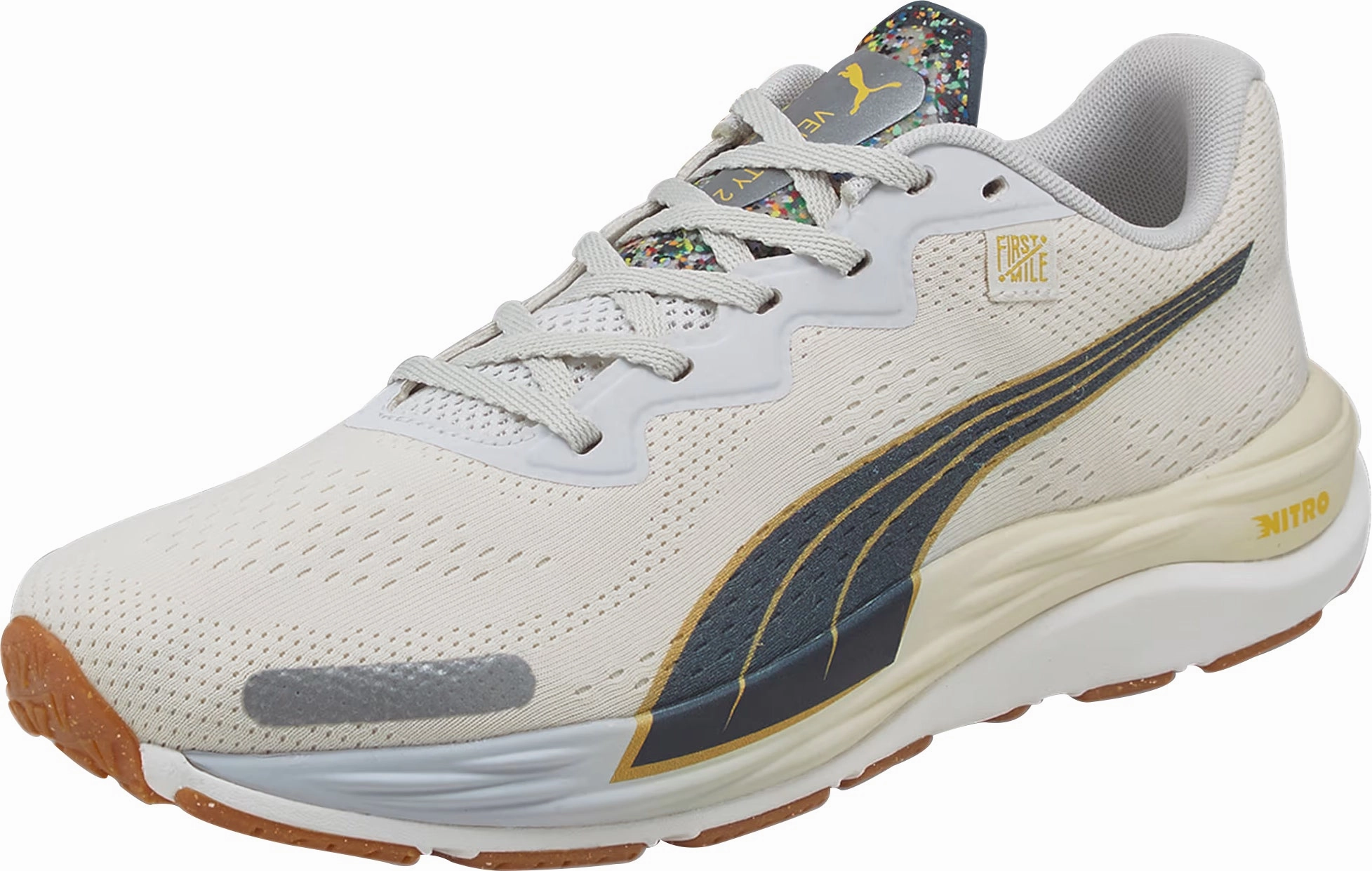 Puma Velocity Nitro 2 Mens Running Shoes - Grey Cozy Footwear