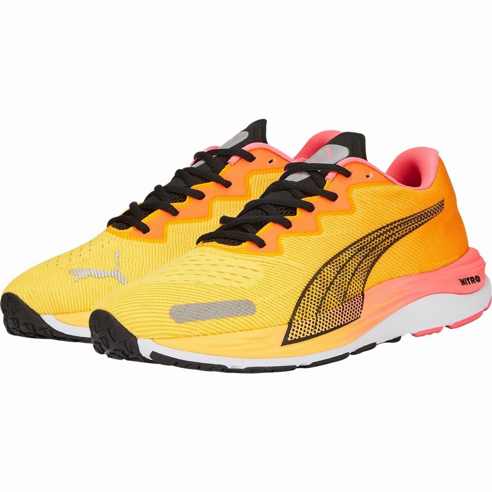 Puma Velocity Nitro 2 Mens Running Shoes - Orange Bold Sneakers