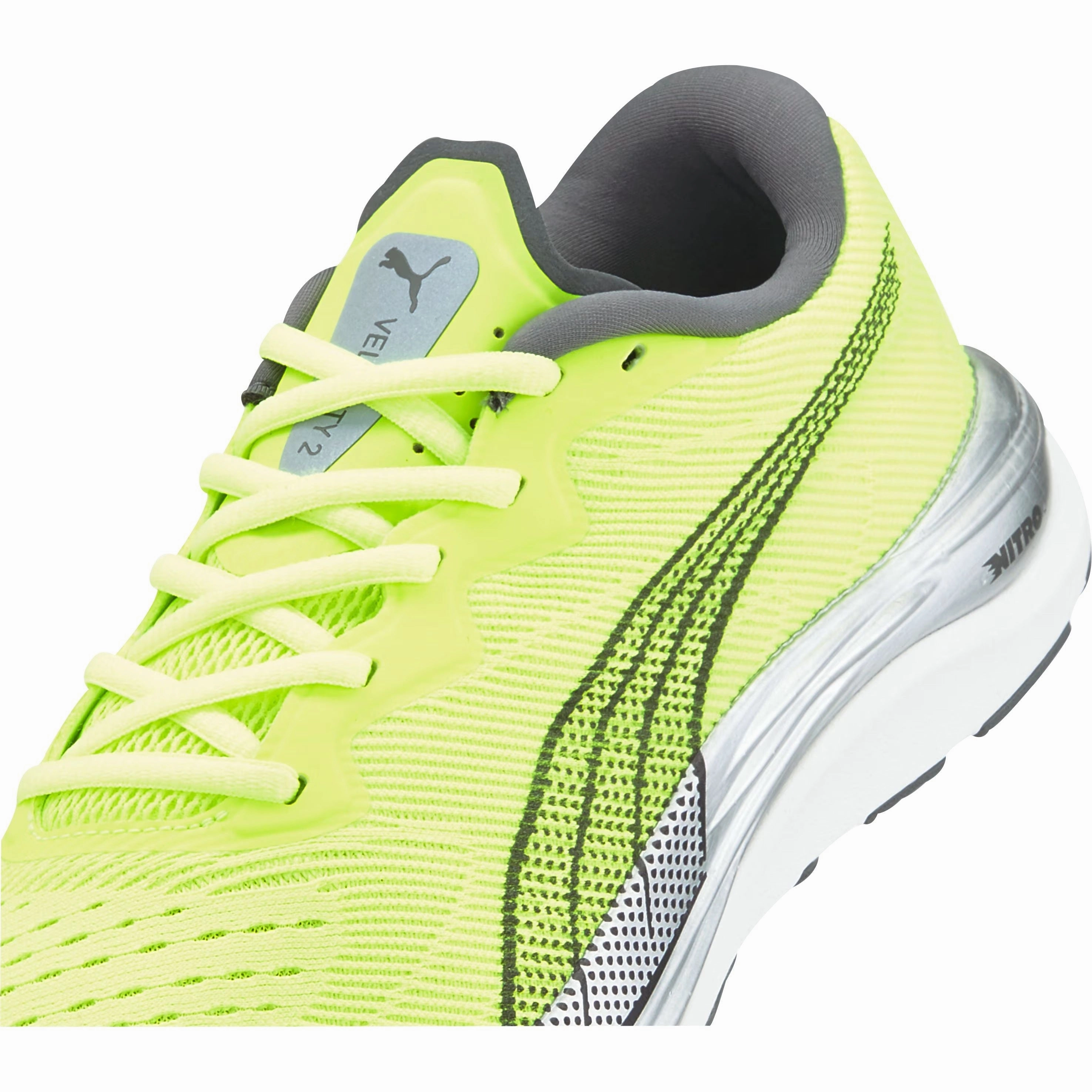 Puma Velocity Nitro 2 Mens Running Shoes - Yellow Bold Sneakers