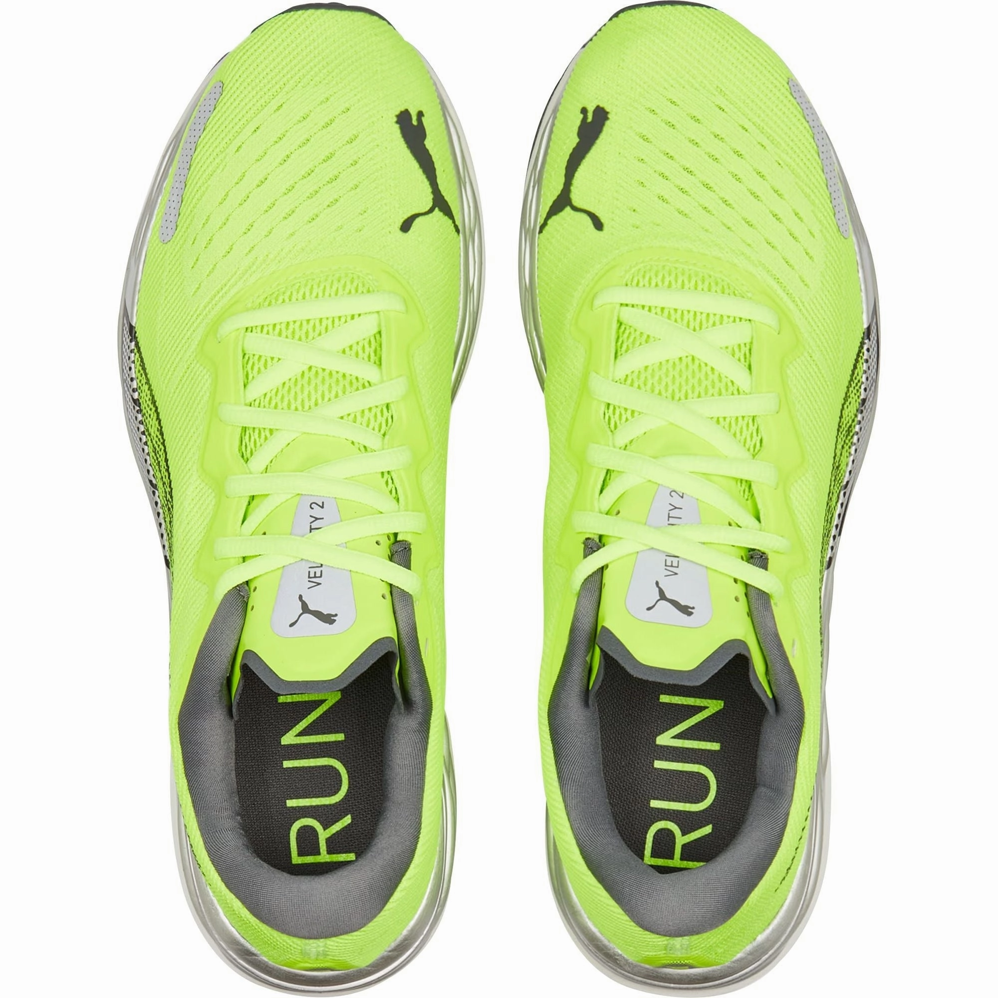 Puma Velocity Nitro 2 Mens Running Shoes - Yellow Bold Sneakers