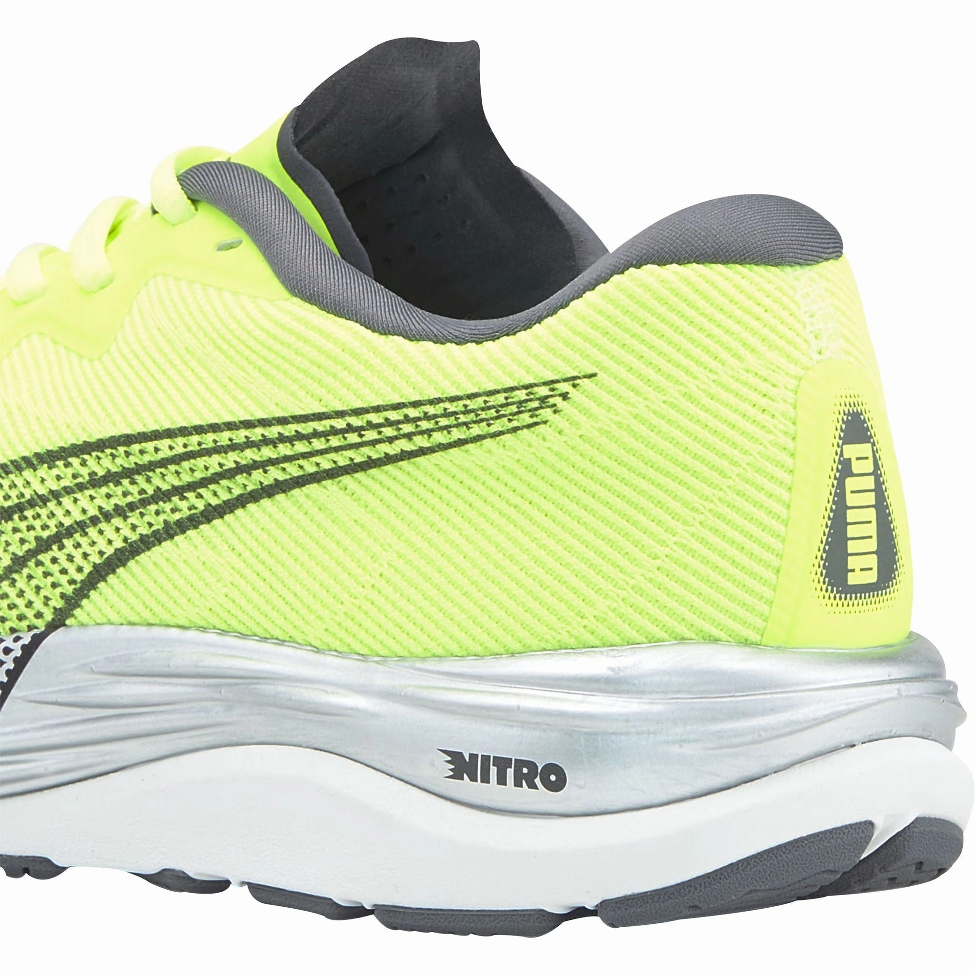 Puma Velocity Nitro 2 Mens Running Shoes - Yellow Bold Sneakers