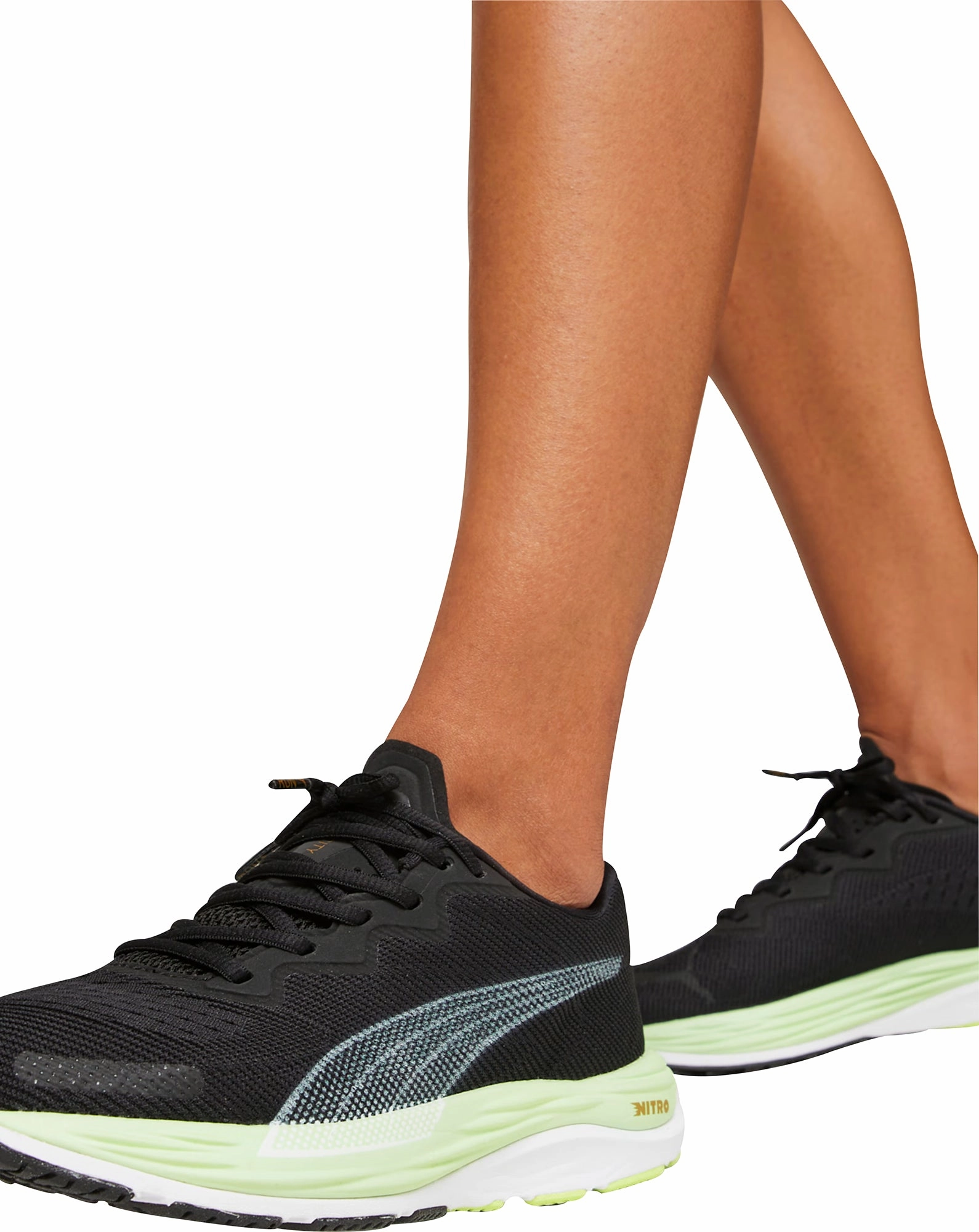 Puma Velocity Nitro 2 Womens Running Shoes - Black Cozy Footwear