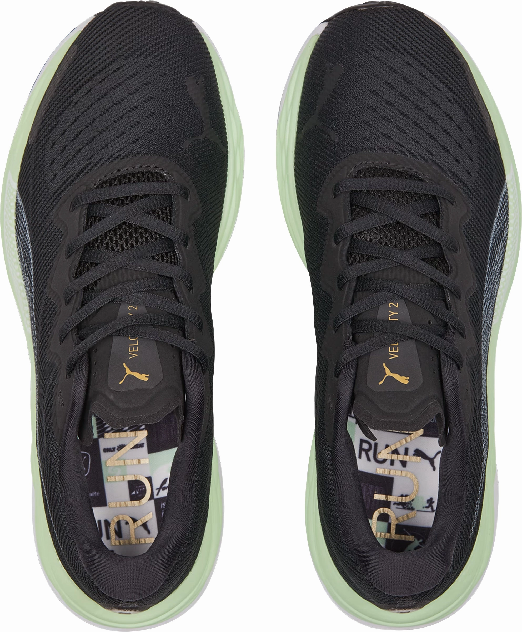 Puma Velocity Nitro 2 Womens Running Shoes - Black Cozy Footwear