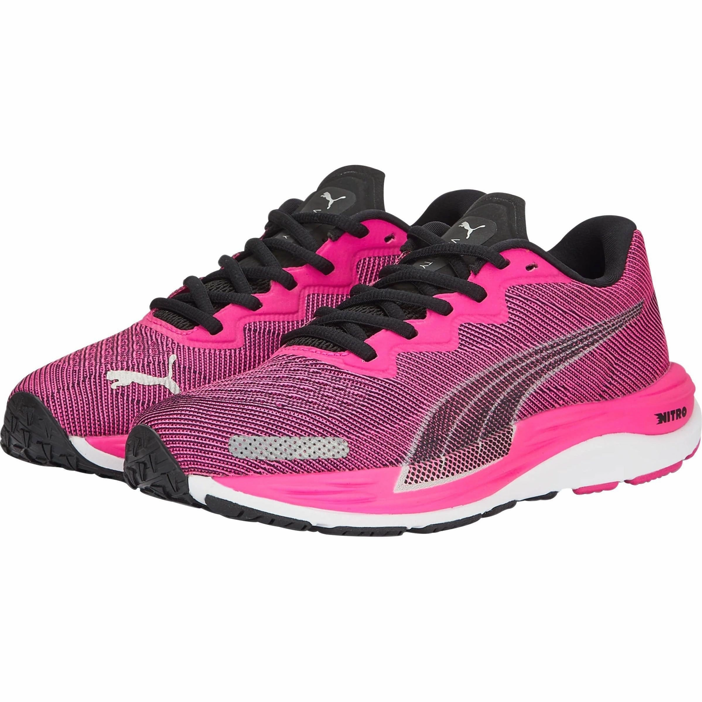 Puma Velocity Nitro 2 Womens Running Shoes - Pink Bold Sneakers