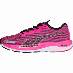 Puma Velocity Nitro 2 Womens Running Shoes - Pink Puma athletic shoes for urban lifestyle