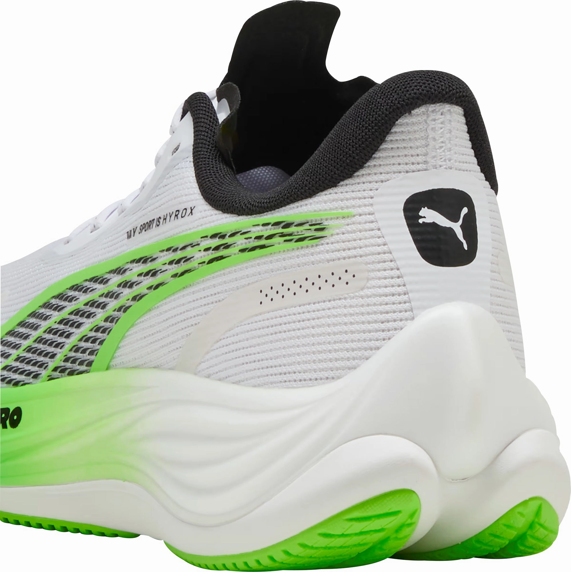 Puma Velocity Nitro 3 HYROX Mens Running Shoes - White Performance Fit Sneakers