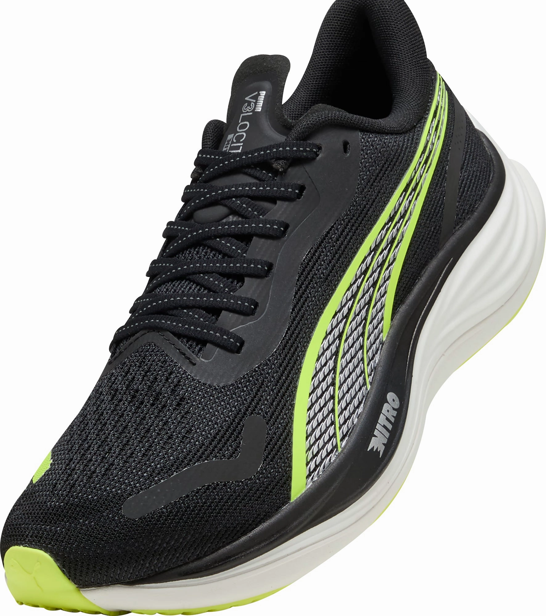 Puma Velocity Nitro 3 Mens Running Shoes - Black Cozy Footwear
