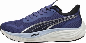 Puma Velocity Nitro 3 Mens Running Shoes - Blue Puma sport shoes with bold branding