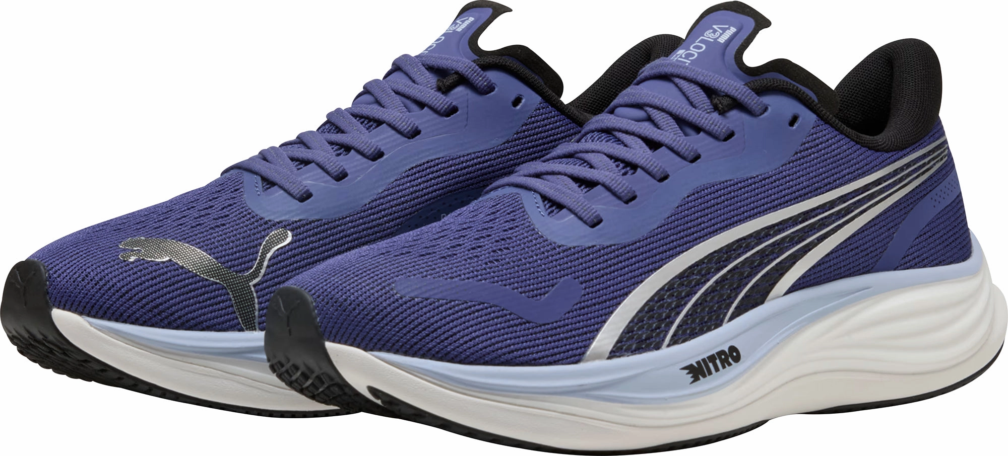 Puma Velocity Nitro 3 Mens Running Shoes - Blue Performance Fit Sneakers
