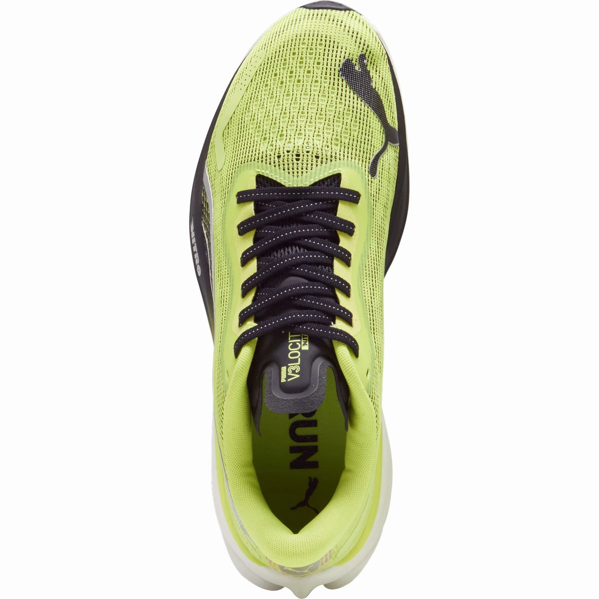 Puma Velocity Nitro 3 Mens Running Shoes - Green Bold Sneakers
