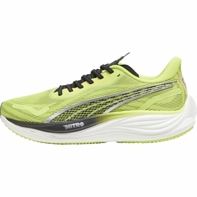 Puma Velocity Nitro 3 Mens Running Shoes - Green Puma athletic shoes for urban lifestyle