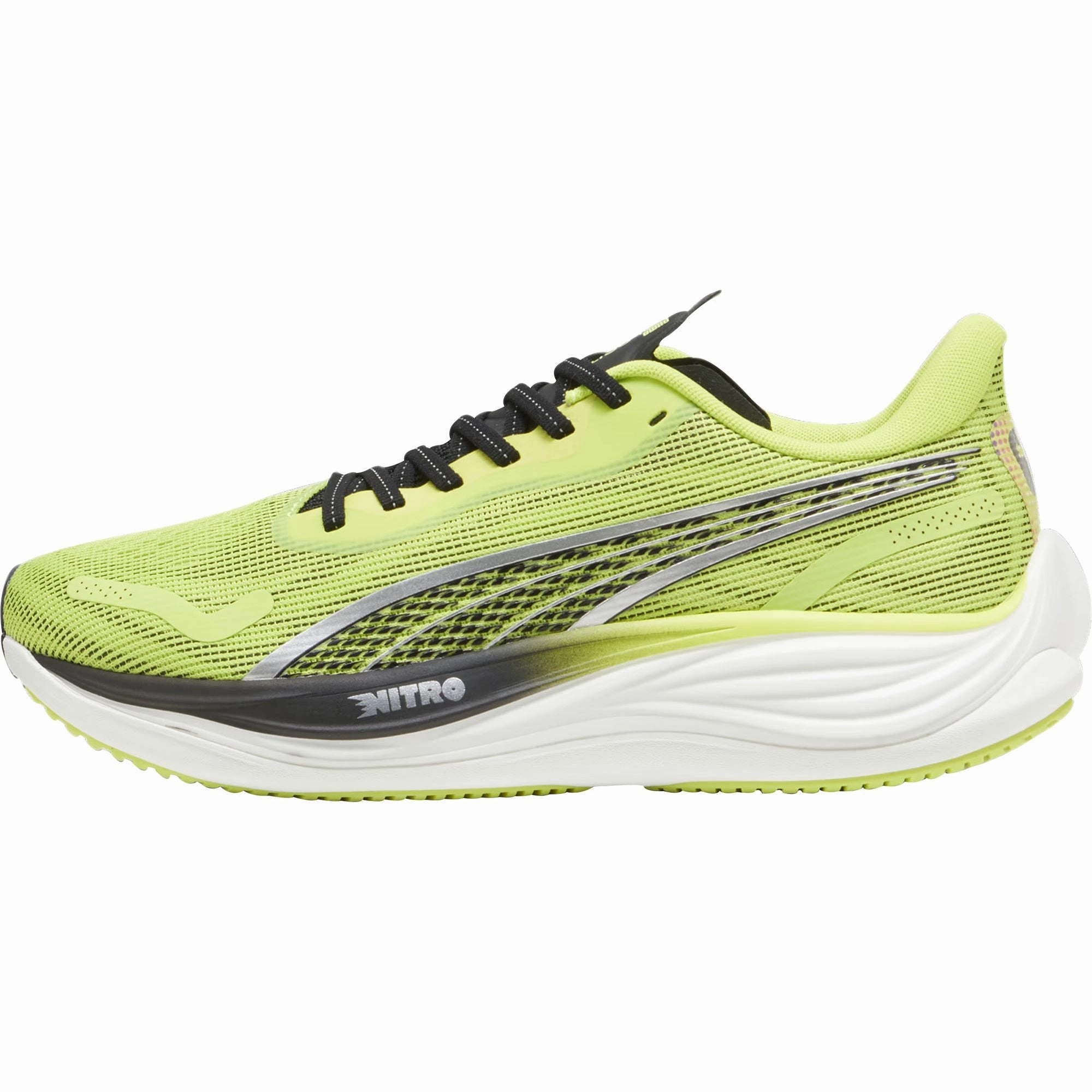 Puma Velocity Nitro 3 Mens Running Shoes - Green Puma athletic shoes for urban lifestyle