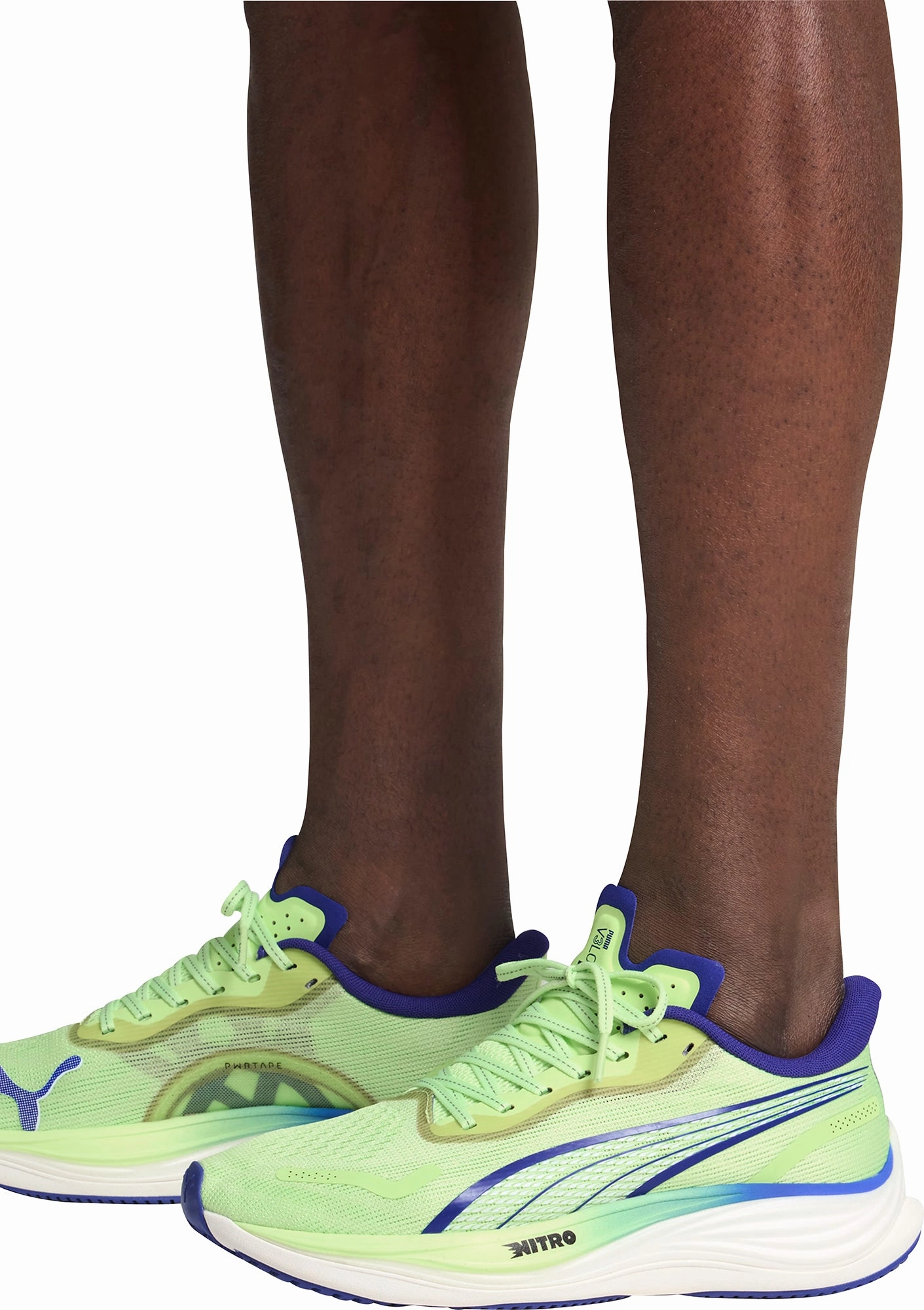 Puma Velocity Nitro 3 Mens Running Shoes - Green Cozy Footwear