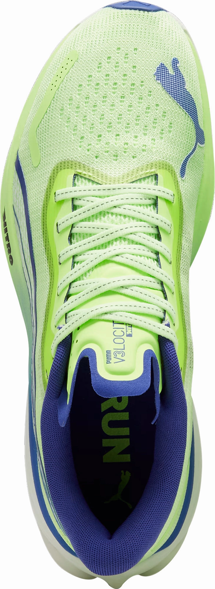 Puma Velocity Nitro 3 Mens Running Shoes - Green Cozy Footwear