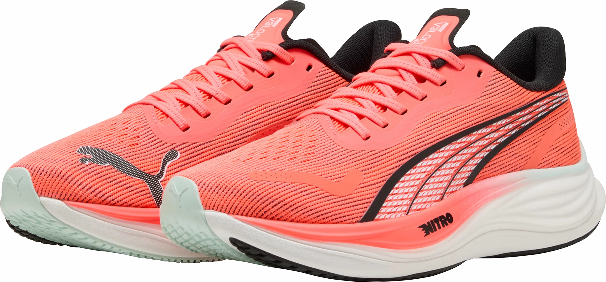 Puma Velocity Nitro 3 Mens Running Shoes - Red Bold Sneakers