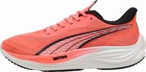 Puma Velocity Nitro 3 Mens Running Shoes - Red Puma athletic shoes for urban lifestyle