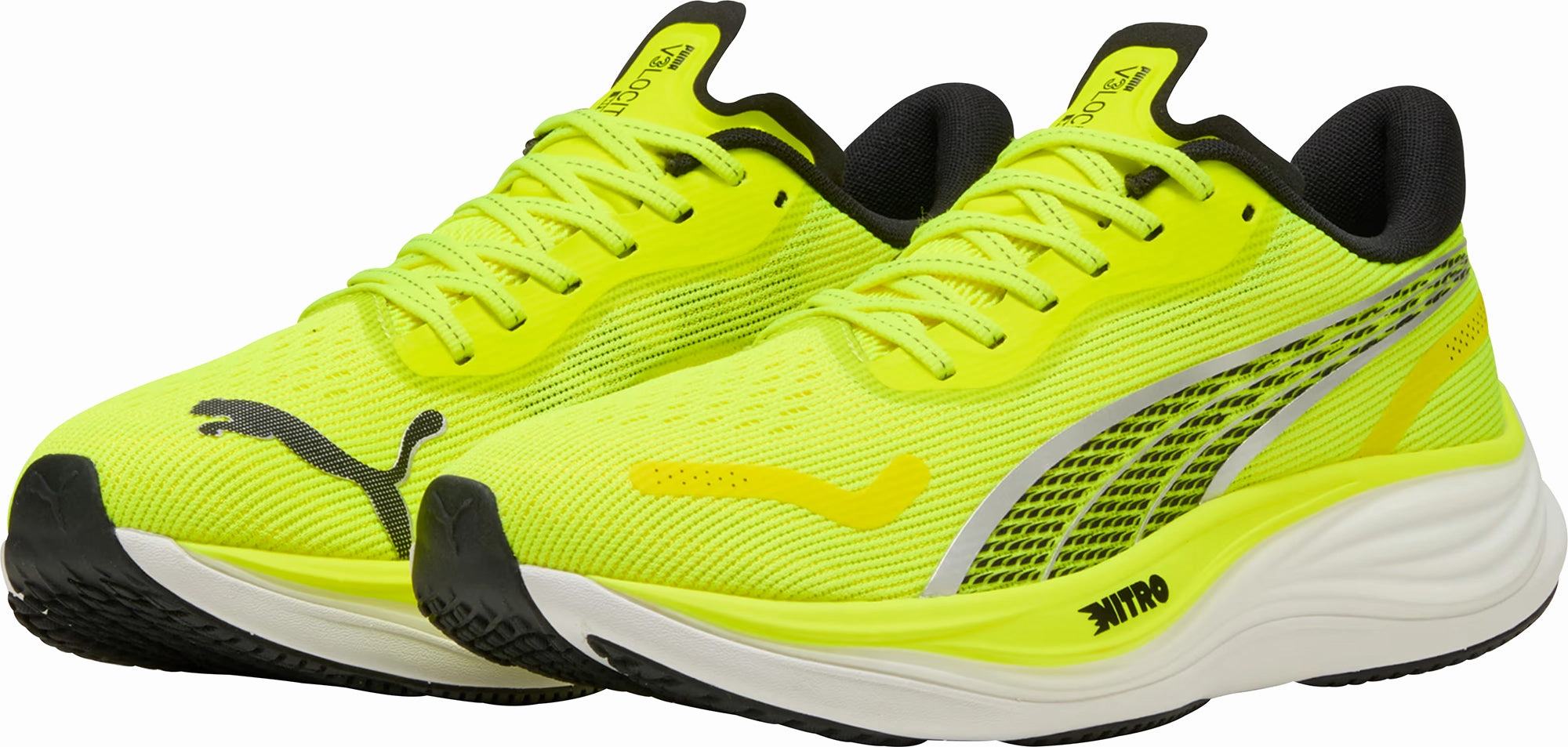 Puma Velocity Nitro 3 Mens Running Shoes - Yellow Cozy Footwear