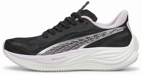 Puma Velocity Nitro 3 Womens Running Shoes - Black Puma athletic shoes for urban lifestyle