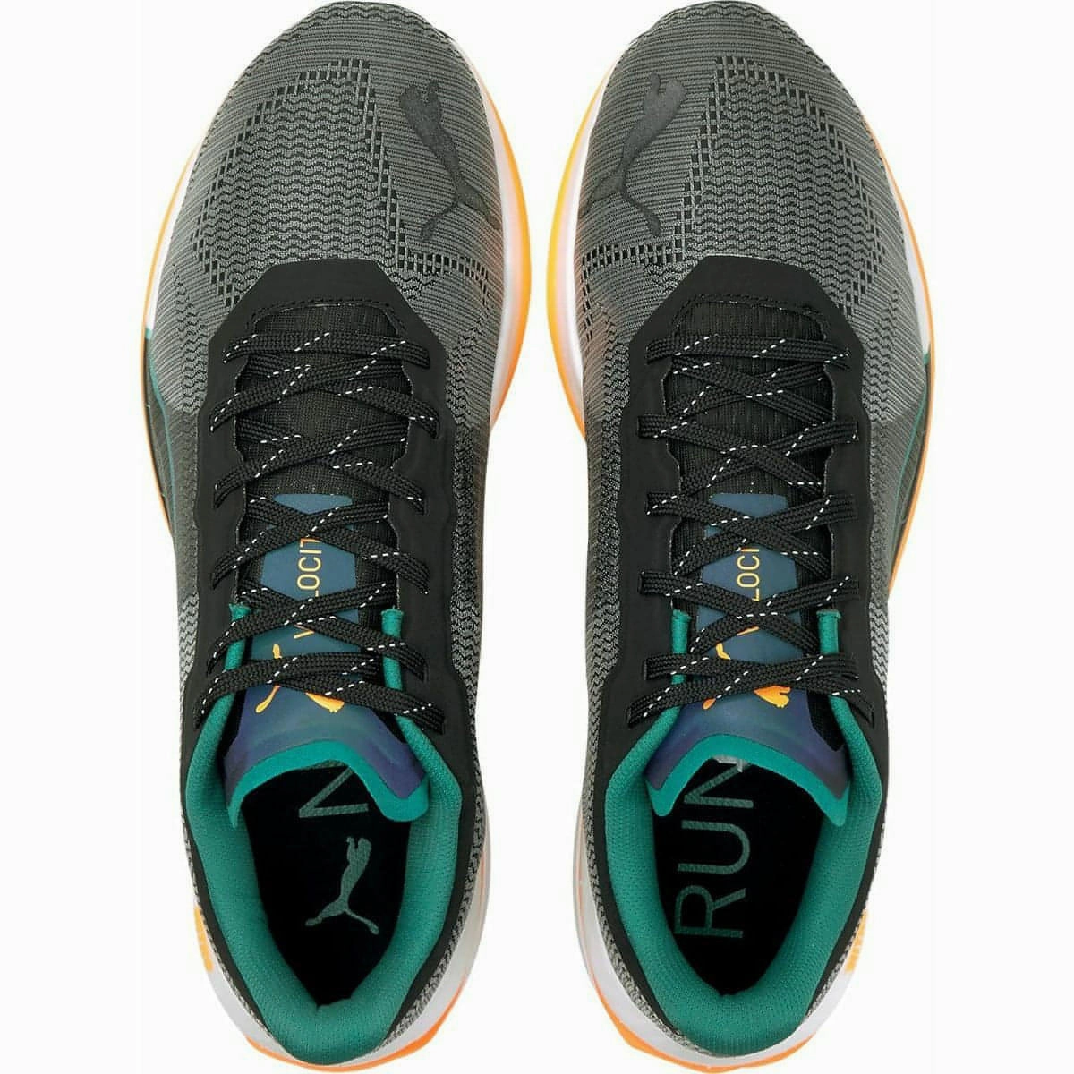 Puma Velocity Nitro WTR Mens Running Shoes - Black Bold Sneakers