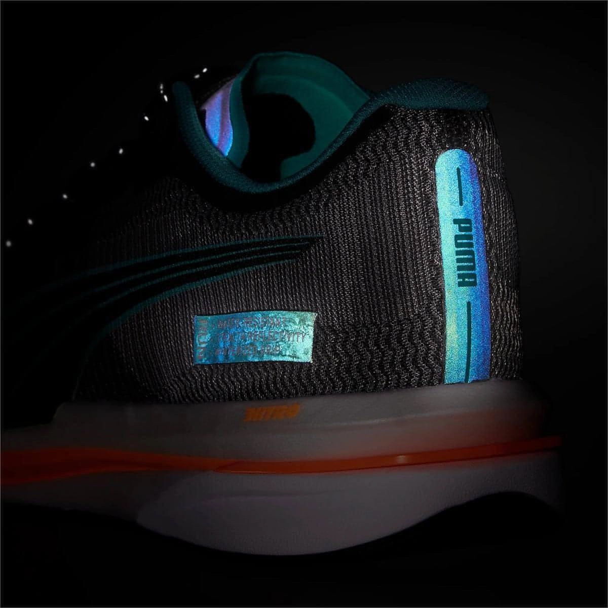 Puma Velocity Nitro WTR Mens Running Shoes - Black Bold Sneakers