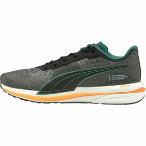 Puma Velocity Nitro WTR Mens Running Shoes - Black Puma athletic shoes for urban lifestyle