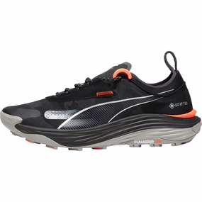 Puma Voyage Nitro 3 GORE-TEX Mens Trail Running Shoes - Black Puma athletic shoes for urban lifestyle