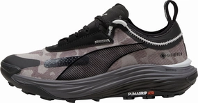Puma Voyage Nitro 3 GORE-TEX Womens Trail Running Shoes - Greyt Puma sport shoes with bold branding
