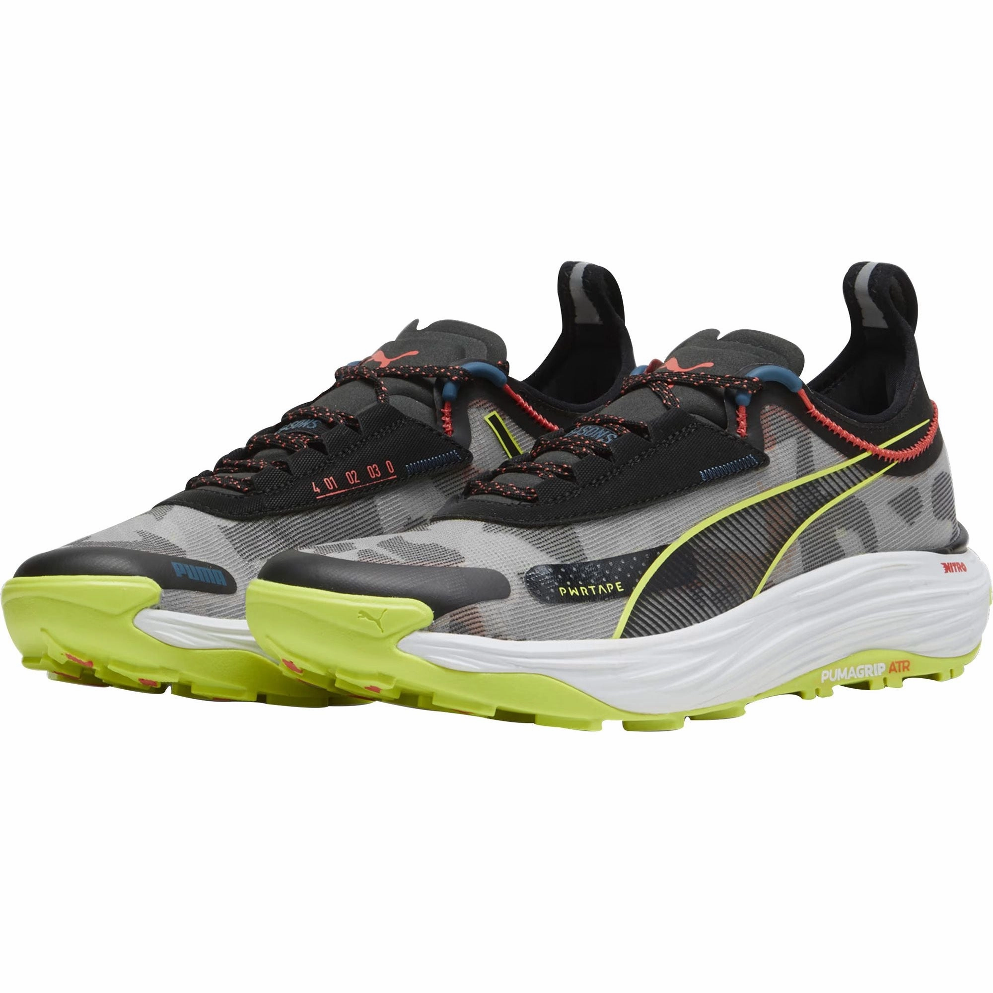 Puma Voyage Nitro 3 Mens Trail Running Shoes - Black Bold Sneakers